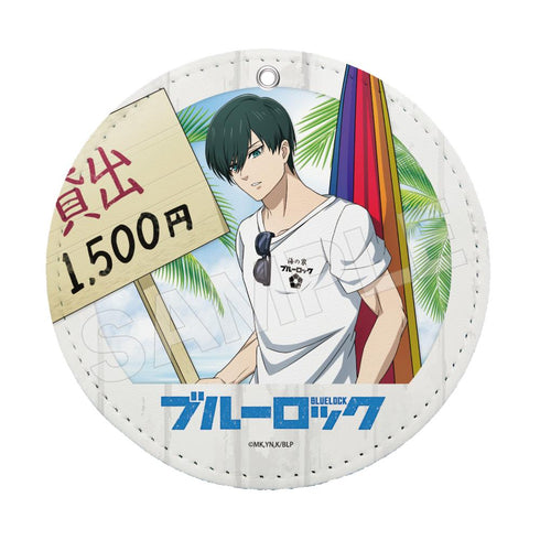 『ブルーロック』海の家 レザーコースターキーホルダー /04 糸師 凛【202510再販】
