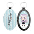 "The Ice-Type Guy and His Cool Female Coworker" Leather Keychain 07 Yukimin