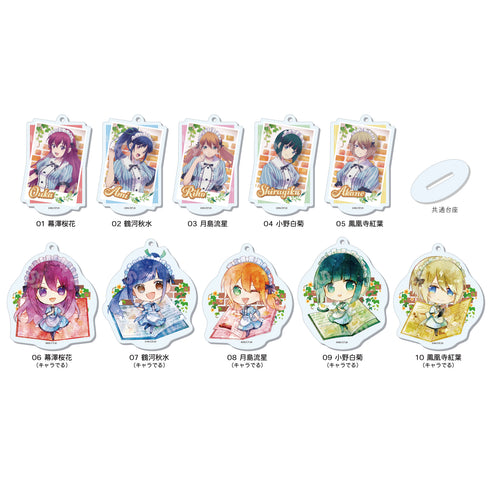 『女神のカフェテラス』まるっとスタンドキーホルダー 01 全10種 BOX