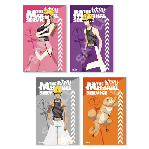 『THE MARGINAL SERVICE』サテン地ステッカー 01 全8種 BOX