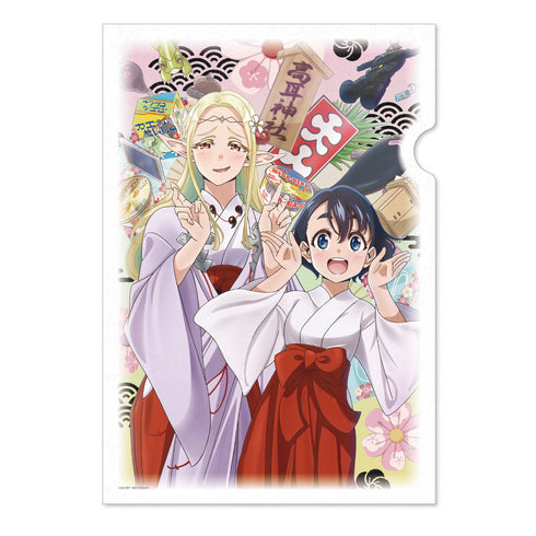 『江戸前エルフ』和紙ファイル 01 ティザービジュアル