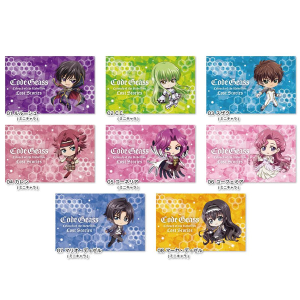 『コードギアス 反逆のルルーシュ ロストストーリーズ』サテン地ステッカー /01 BOXB(全8種)【202608再販】