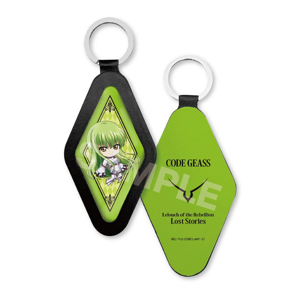 『コードギアス 反逆のルルーシュ』コードギアス 反逆のルルーシュ ロストストーリーズ レザーキーホルダー /02 C.C.(ミニキャラ)【202510再販】