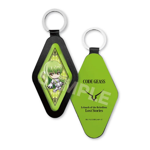 『コードギアス 反逆のルルーシュ ロストストーリーズ』レザーキーホルダー /02 C.C.(ミニキャラ)【202608再販】