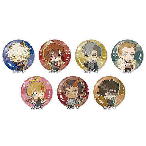 『万聖街』メタリック缶バッジ 01 全7種 BOX