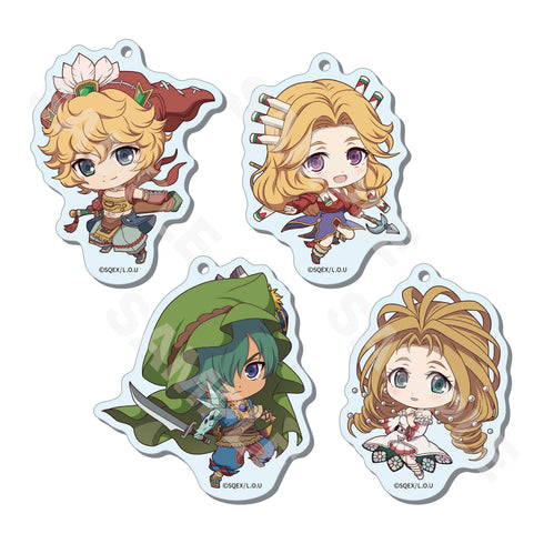 "Legend of Mana -The Teardrop Crystal-" Complete Set of Stand Key Chains 01 (10 Varieties Total) BOX