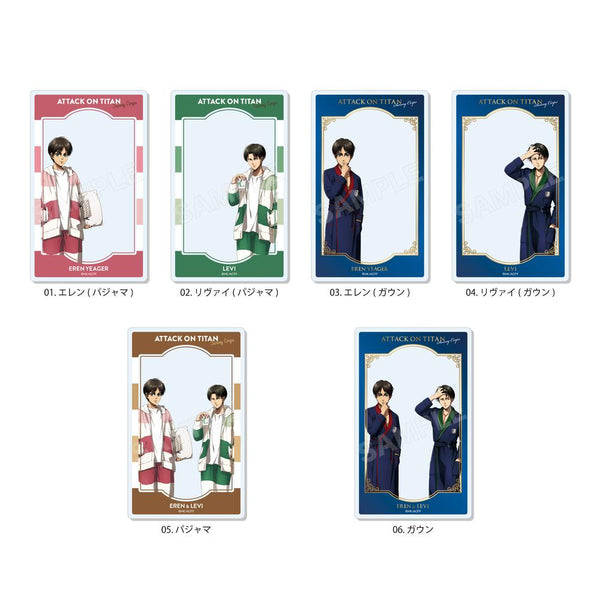 『進撃の巨人』ルームウェアver. アクリルカード /01 全6種【BOX】【202510再販】
