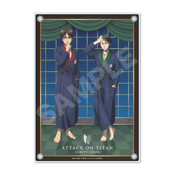『進撃の巨人』ルームウェアver. ツインアクリルボード /02 ガウン【202510再販】