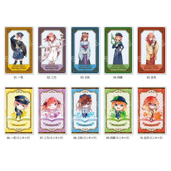 『五等分の花嫁∽』アクリルカード 01 大正ロマンVer.【BOX】