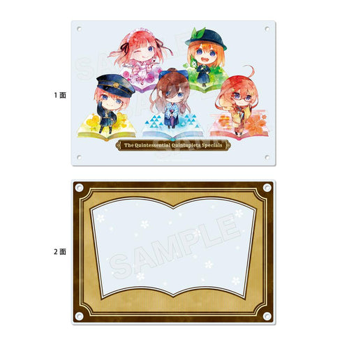 『五等分の花嫁∽』キャラでるアート ツインアクリルボード 01 集合(大正ロマンVer.)