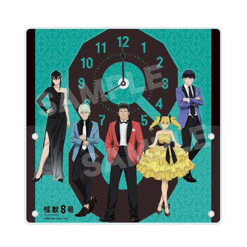 『怪獣8号』アクリル時計 01 集合(ドレスコードVer.)【202508再販】