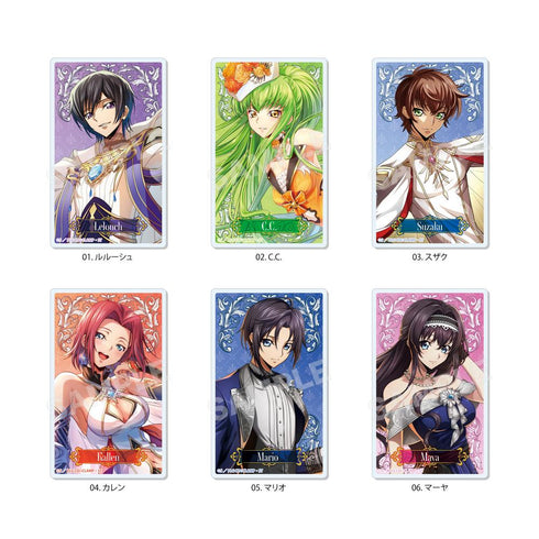 《Code Geass:反叛的魯路修 失落的故事》壓克力卡 /02 第2彈(全6種)【BOX】【202608再版】