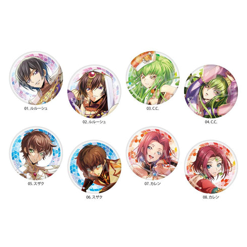 《Code Geass 反叛的鲁路修 失落的故事》金属徽章 /02 第2弹(全8种)【BOX】【202608再版】