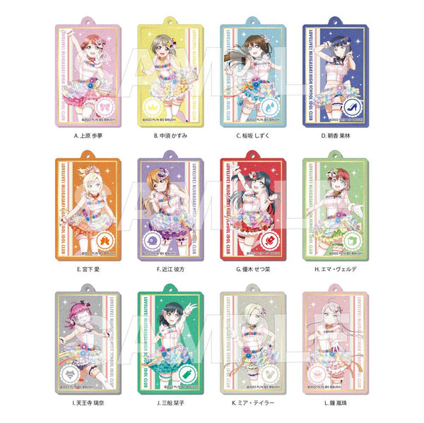 『ラブライブ!虹ヶ咲学園スクールアイドル同好会』メタリックアクリルキーホルダー /A 全12種【BOX】