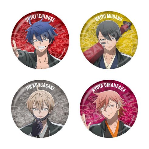 『桃源暗鬼』スカジャン×着物ver. メタリック缶バッジ /01 全6種【BOX】【202603再販】