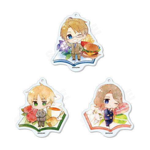 『ヘタリア World☆Stars』キャラでるアート まるっとスタンドキーホルダー 01【BOX】