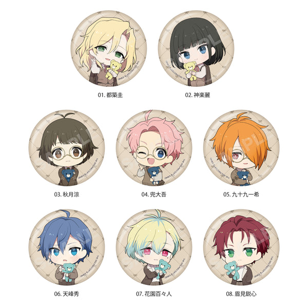 『アイドルマスター SideM』Teddy's Collection 缶バッジ 全8種(ミニキャラ)【BOX】