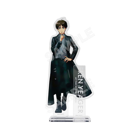 "Attack on Titan" Black & White Ver. Acrylic Stand /01 Eren (Black)