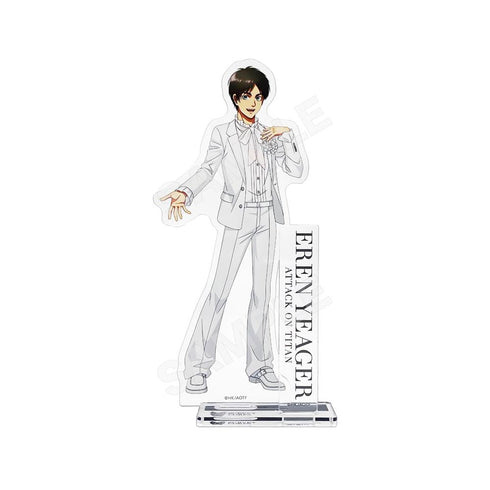 "Attack on Titan" Black & White Ver. Acrylic Stand /03 Eren (White)