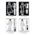 "Attack on Titan" Black & White Ver. Acrylic Stand /03 Eren (White)