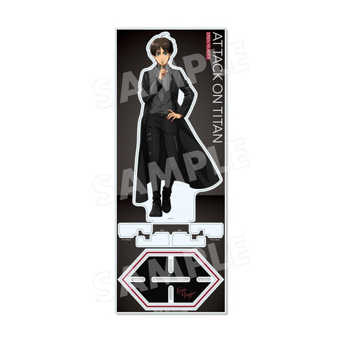 "Attack on Titan" Black & White Ver. Acrylic Stand (L) /01 Eren (Black)