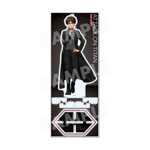 "Attack on Titan" Black & White Ver. Acrylic Stand (L) /01 Eren (Black)