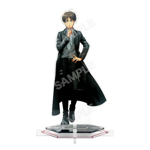 "Attack on Titan" Black & White Ver. Acrylic Stand (L) /01 Eren (Black)