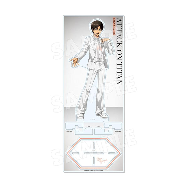 "Attack on Titan" Black & White Ver. Acrylic Stand (L) /03 Eren (White)