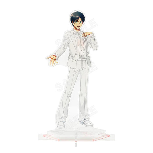 "Attack on Titan" Black & White Ver. Acrylic Stand (L) /03 Eren (White)