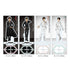 "Attack on Titan" Black & White Ver. Acrylic Stand (L) /04 Levi (White)
