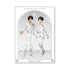 "Attack on Titan" Black & White Ver. Acrylic Board /02 Eren & Levi (White)
