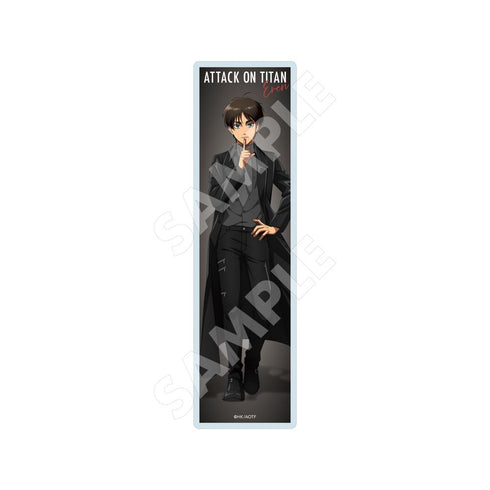 "Attack on Titan" Black & White Ver. Clear Bookmark /01 Eren (Black)