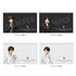 "Attack on Titan" Black & White Ver. Clear Pouch /01 Eren (Black)