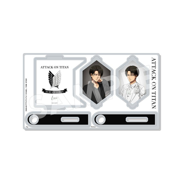 『進撃の巨人』Black & White ver. くるっとアクリルスタンド /02 リヴァイ