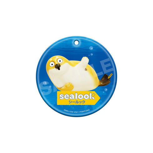 『SEALOOK』クリアソフトキーホルダー /02 柴ザラシ