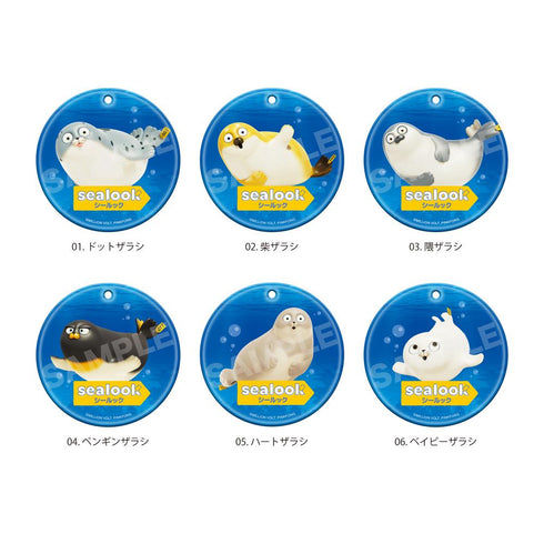 『SEALOOK』クリアソフトキーホルダー /04 ペンギンザラシ