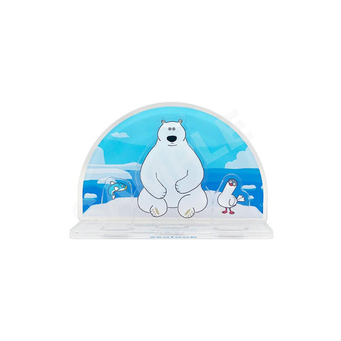 "SEALOOK" Acrylic Diorama /03 Polar Bear, Arctic Tern, Herring