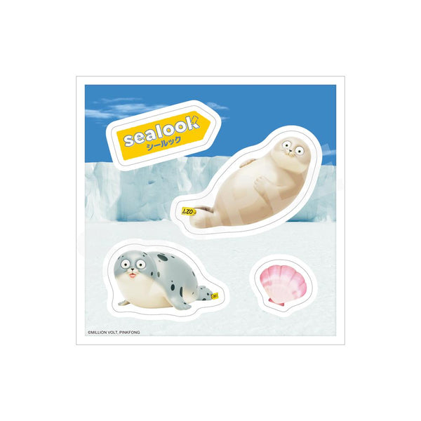 "SEALOOK" Sticker /01 Spotted Seal & Heart Seal