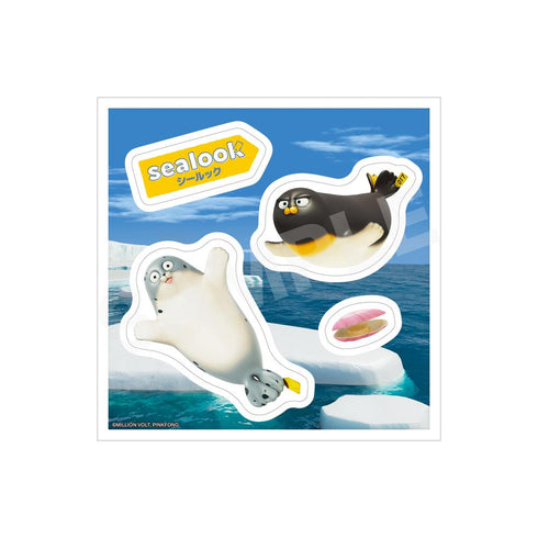 "SEALOOK" Sticker /02 Spotted Seal & Penguin Seal