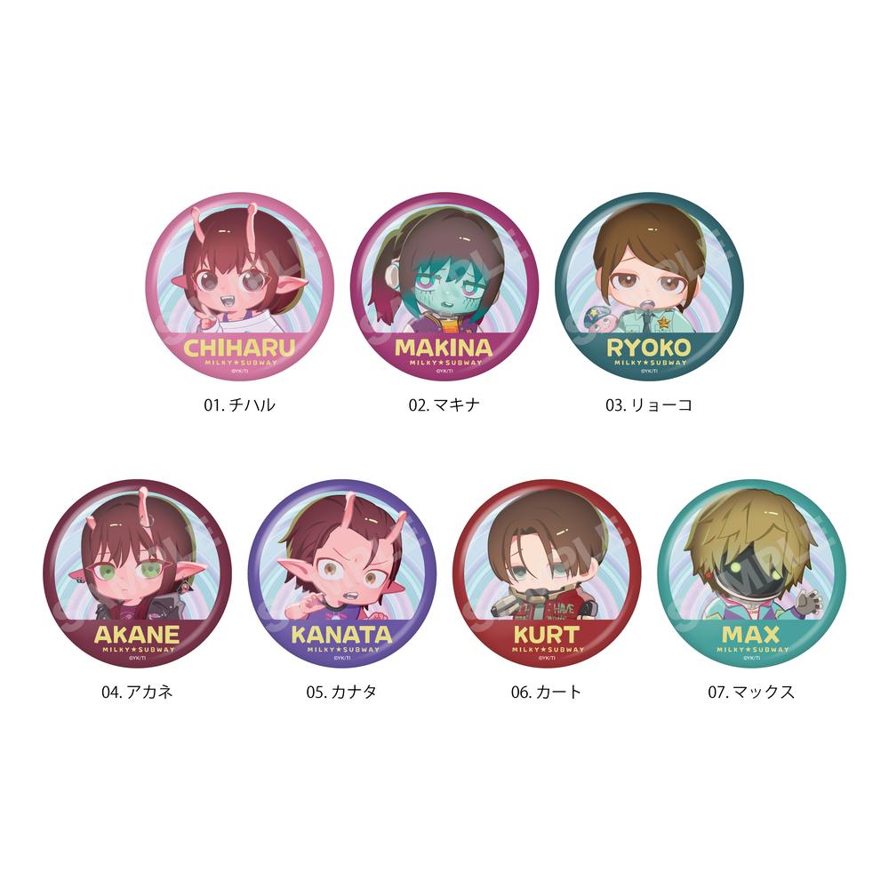 銀河特急 ミルキー☆サブウェイ』缶バッジ 01【BOX】 – Anime Store JP