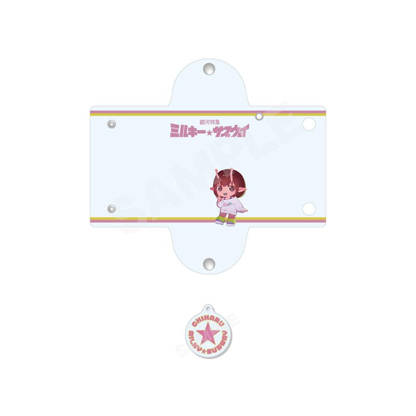 『銀河特急 ミルキー☆サブウェイ』チャーム付きクリアマルチケース 01 チハル