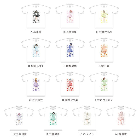 『ラブライブ!虹ヶ咲学園スクールアイドル同好会』レインコートver. Tシャツ /J 天王寺 璃奈
