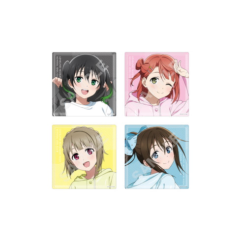 『ラブライブ!虹ヶ咲学園スクールアイドル同好会』レインコートver. ビッグスクエア缶バッジ /A 全13種【BOX】