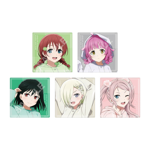 『ラブライブ!虹ヶ咲学園スクールアイドル同好会』レインコートver. ビッグスクエア缶バッジ /A 全13種【BOX】