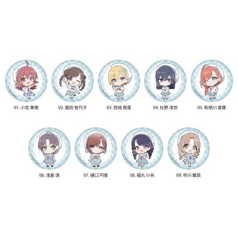 『アイドルマスター シャイニーカラーズ』パステルマリンルックver. 缶バッジ /01 BOXC 全9種