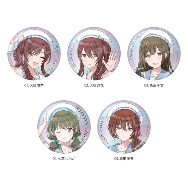 『アイドルマスター シャイニーカラーズ』パステルマリンルックver. ホログラム缶バッジ /01 全5種【BOX】