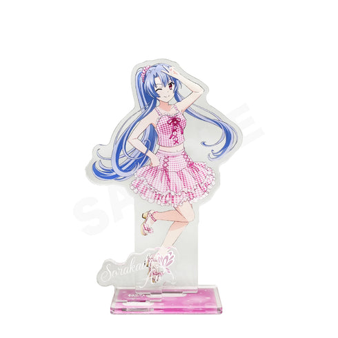 "Summer Pockets" Gingham Check Ver. Acrylic Stand /02 Aoi Kumon
