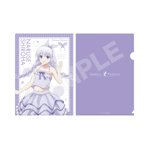 『Summer Pockets』ギンガムチェックver. クリアファイル /01 鳴瀬 しろは
