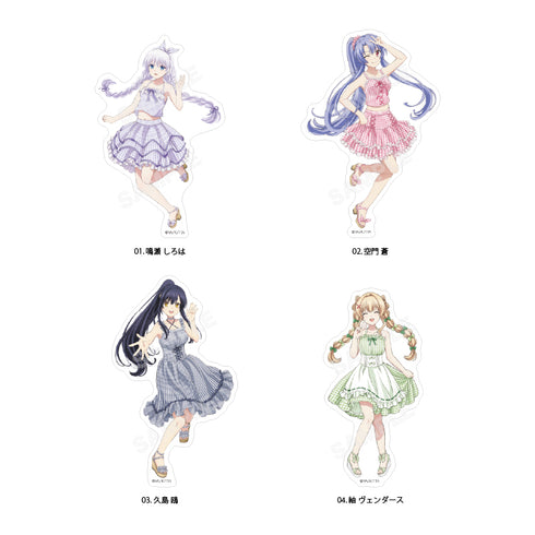 "Summer Pockets" Gingham Check Ver. Sticker /04 Tsumugi Venders
