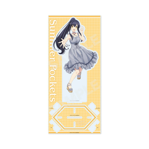 "Summer Pockets" Gingham Check Ver. Tall Acrylic Stand /03 Hisashima O